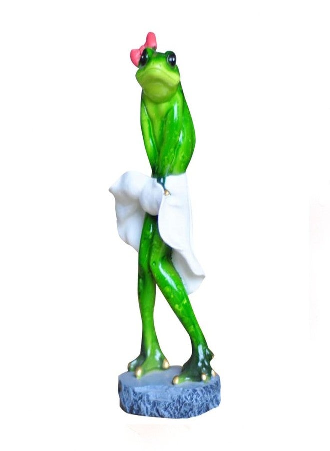Queemie Sexy Monroe Pose Frog Resin Statues, Cute Creative Mascot Frogs 3D Collectible Figurines for Lady Women Memorial Xmas Birthday Valentine's Day Gifts - Image 1